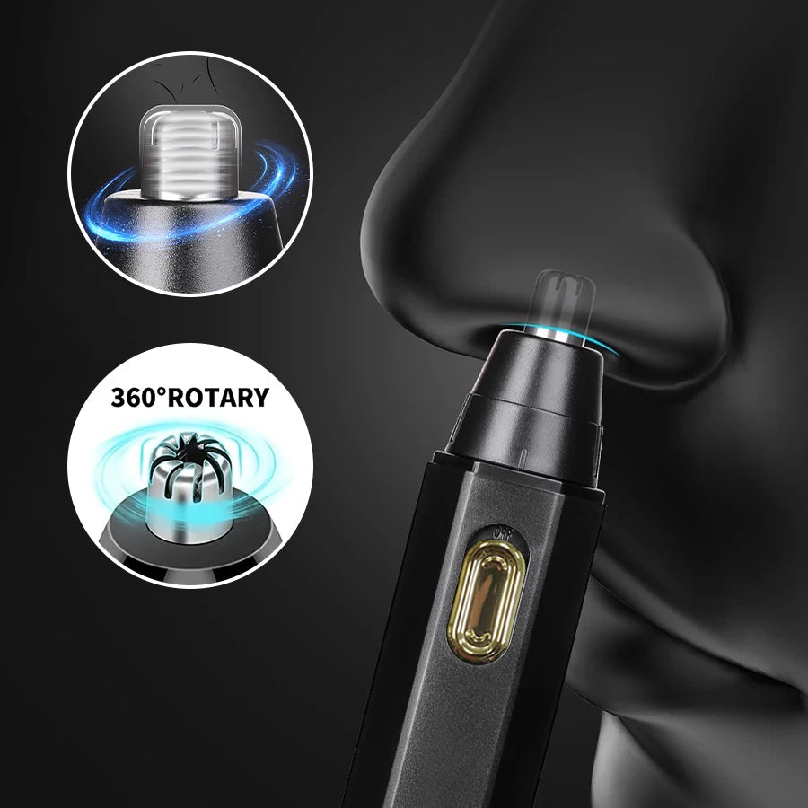 Nose hair trimmer, electric nose hair trimmer with USB charging, ear nose and ear nose hair trimmer
