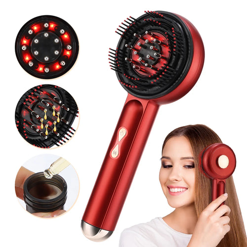 Red Light Scalp Massager Comb
