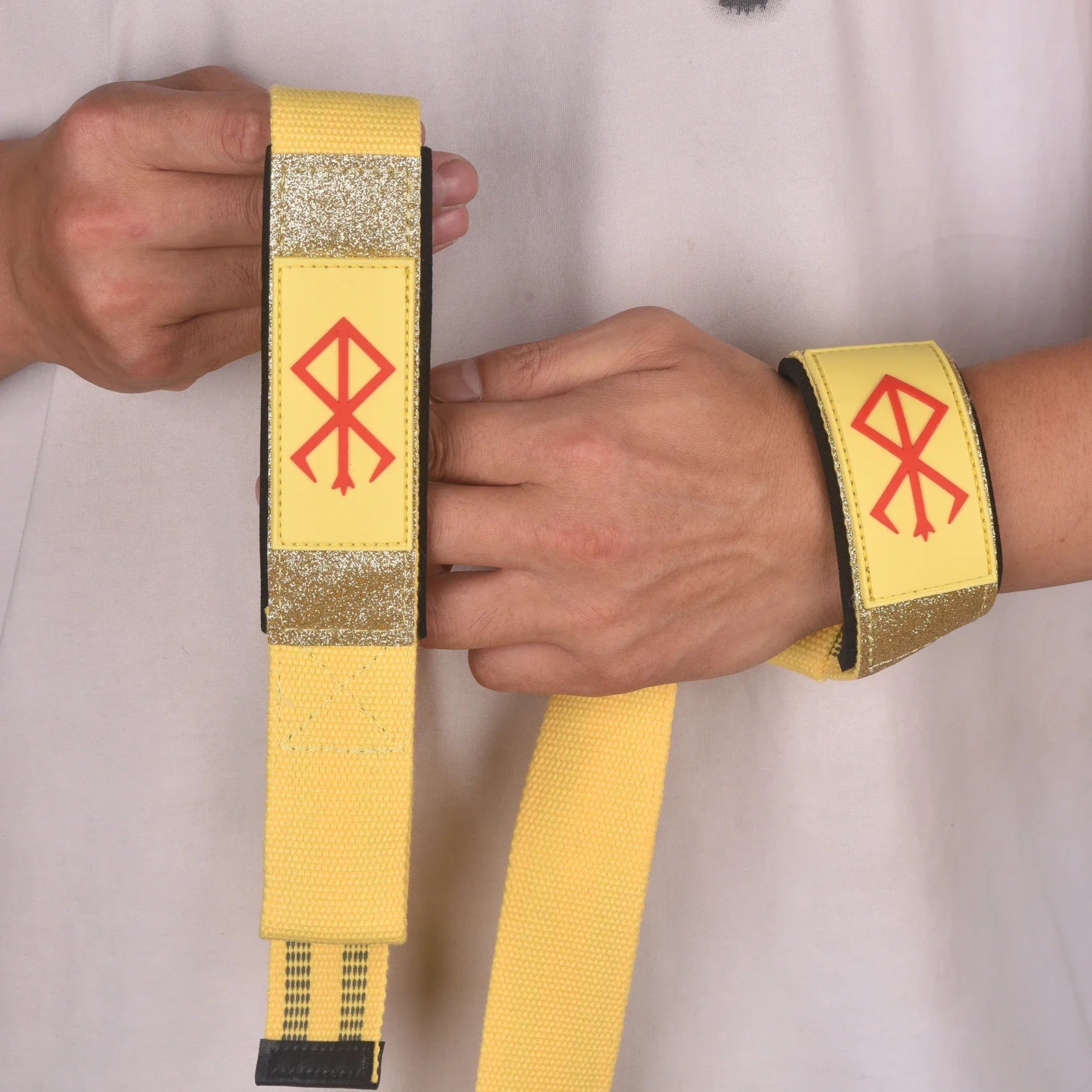 Lifting straps for weightlifting, Gym wrist straps for men women, Padded Cotton Weightlifting Straps for Bodybuilding, Powerlif