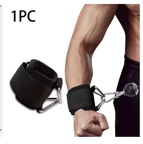 1PC Wrist Straps for Weightlifting, Straps with D Ring Deadlift Straps for Cable Machine Workout Gym Straps