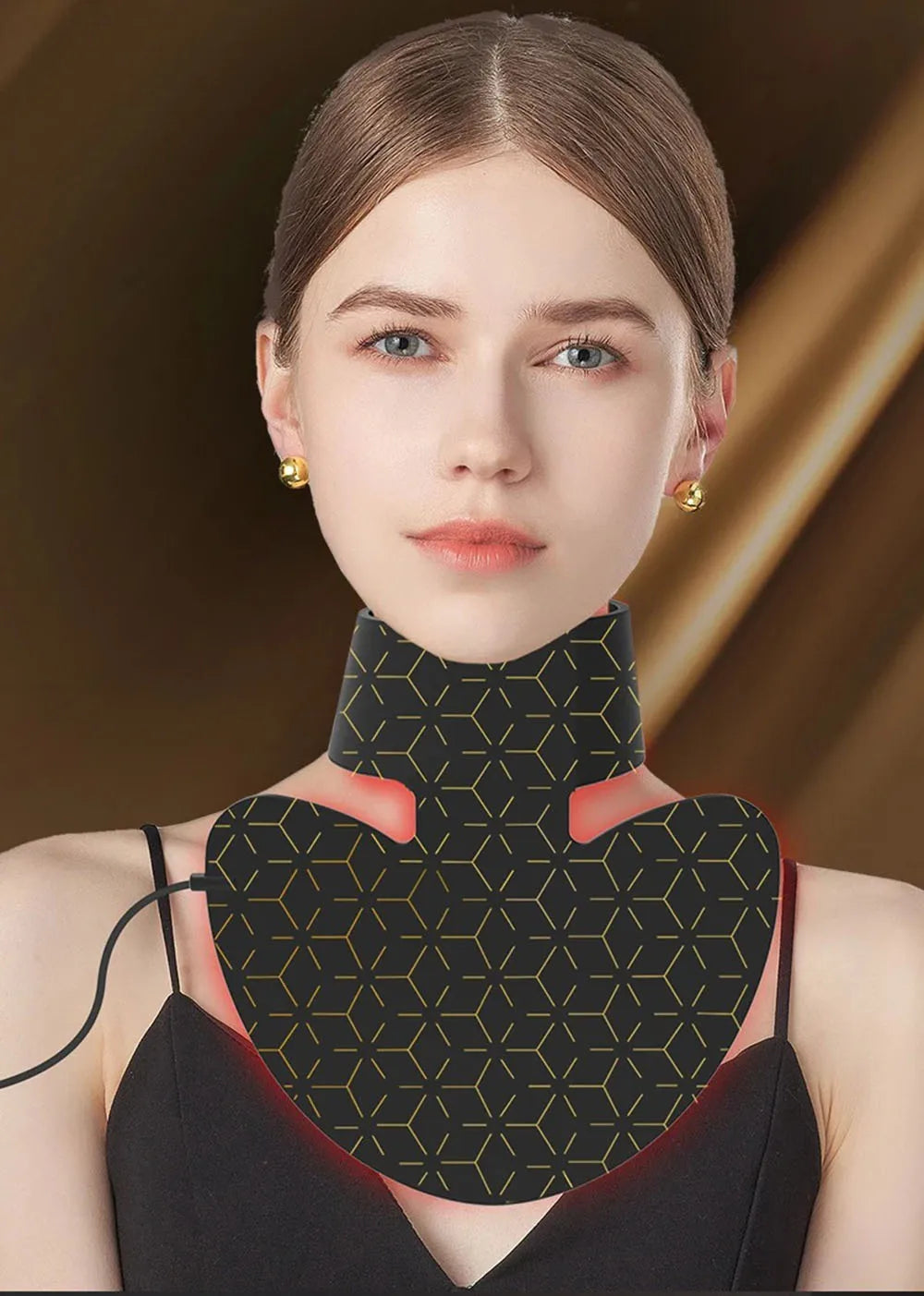 2026 Neck LED Lift Mask Photon Anti-Wrinkle Skin Tightening Neck Beauty Device Skin Brighten Rejuvenation Neck Wrinkle Remover