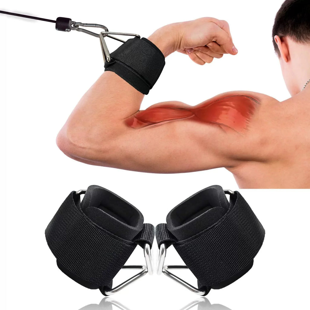 1PC Wrist Straps for Weightlifting, Straps with D Ring Deadlift Straps for Cable Machine Workout Gym Straps