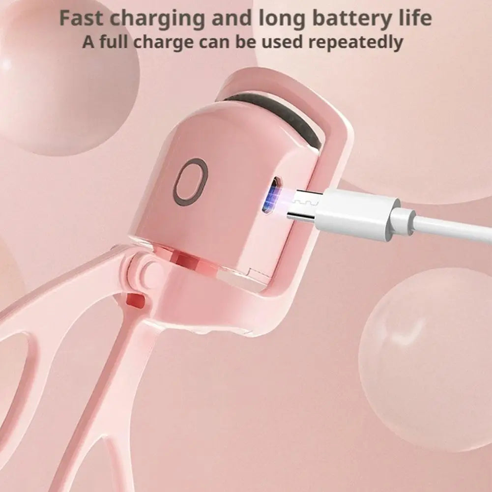 Rechargeable Eyelash Curler ABS Craftsmanship Electric Lash Curler Heated Eyelash Curler Silicone Pads For Eyelash Protection