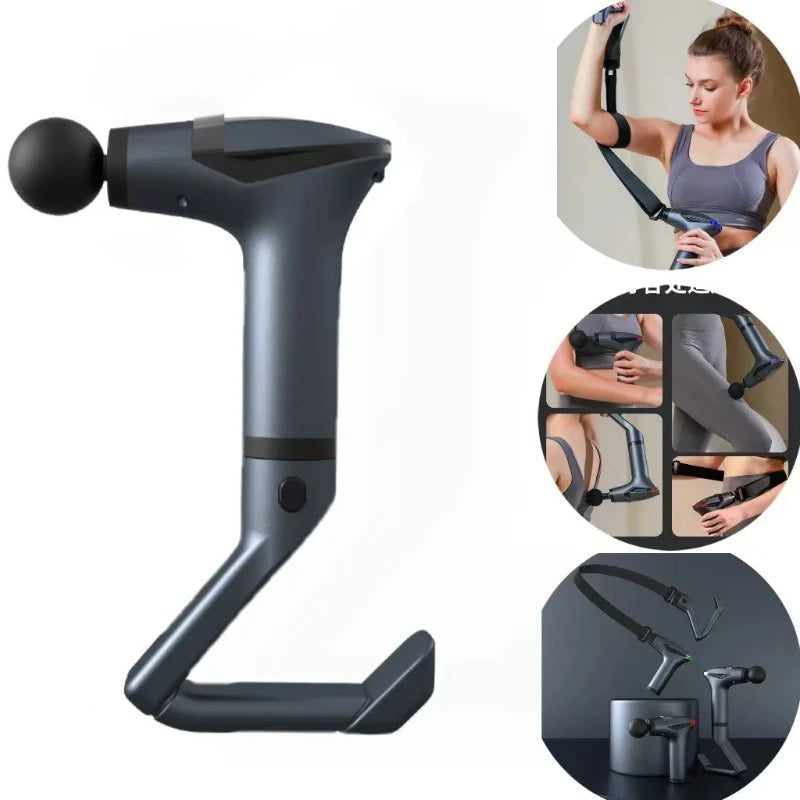 Hot Selling Long-handle Electric Massage Gun: Multifunctional for Muscle Relaxation, Deep Tissue Percussion Relief