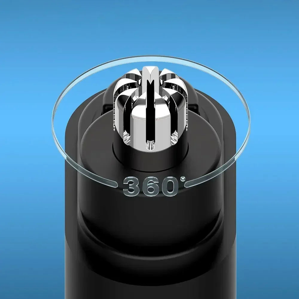 USB Rechargeable Electric Nose Hair Trimmer Nose Hair Razor Washable Nose Shaver Machine With Cleaning Brush for Men and Women