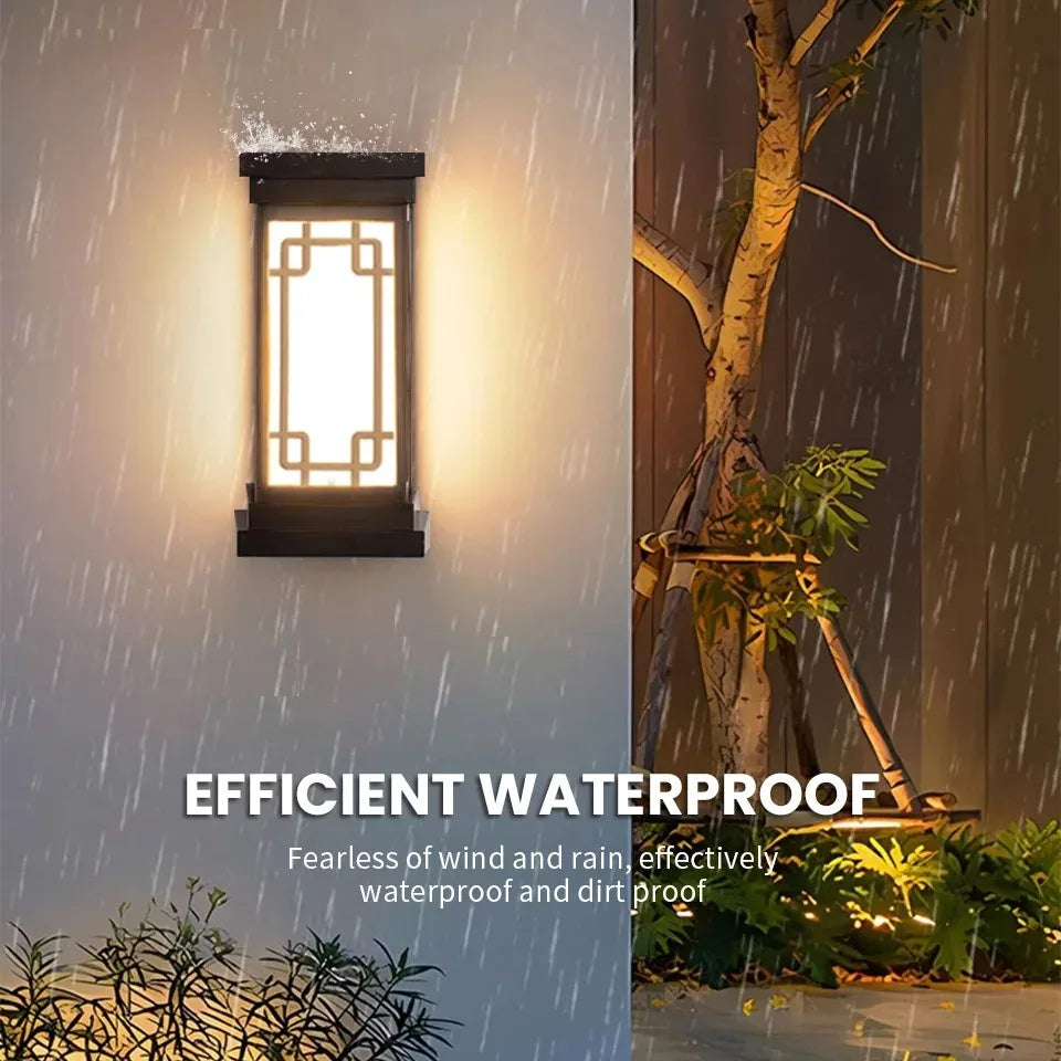 Motion Sensor LED Wall Light 16W Indoor&Outdoor Waterproof IP66 Porch Wall Lamp Home Sconce Decoration Lighting