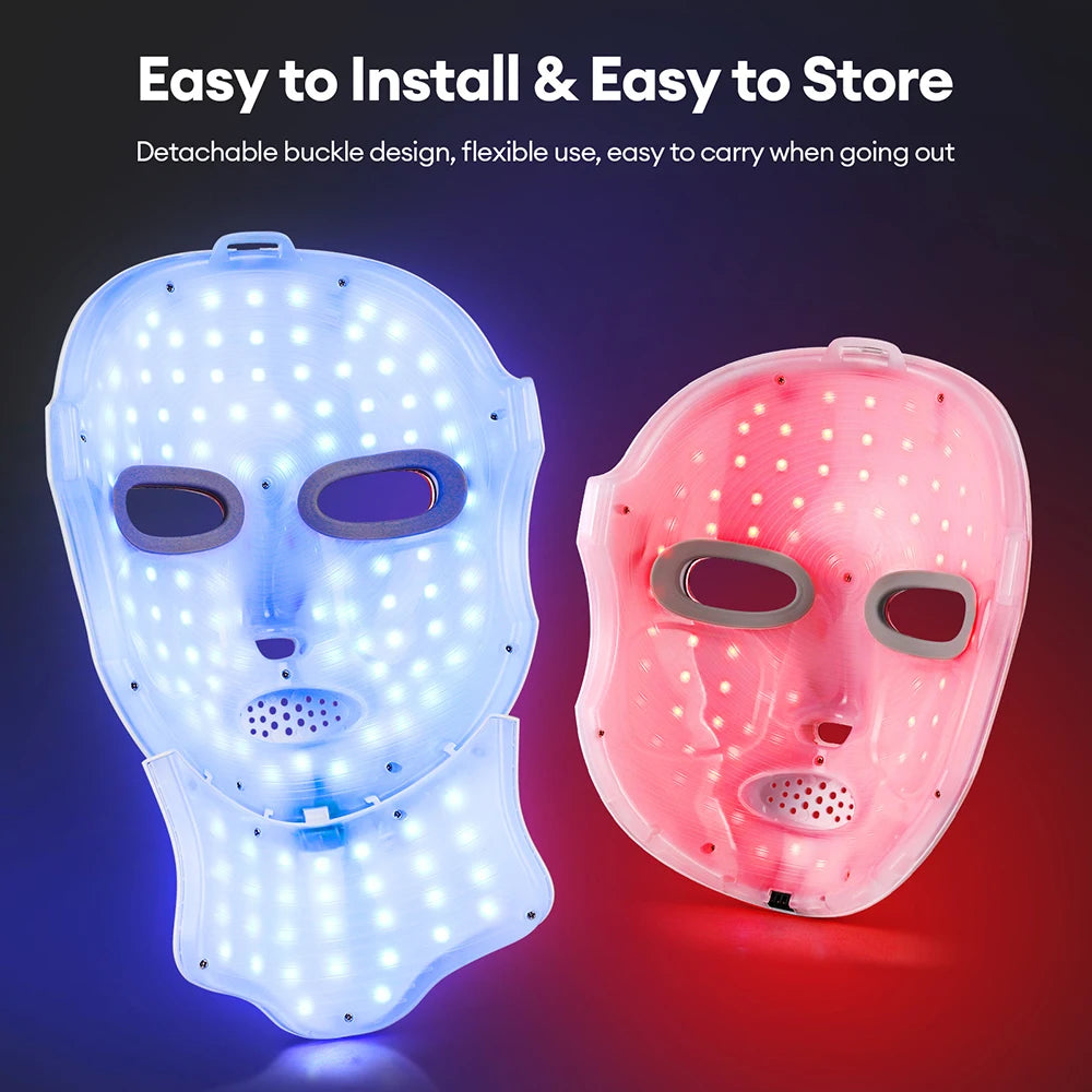 7 Colors LED Face Mask Facial LED Mask Skin Care Facial Spa Home Use Beauty Machine
