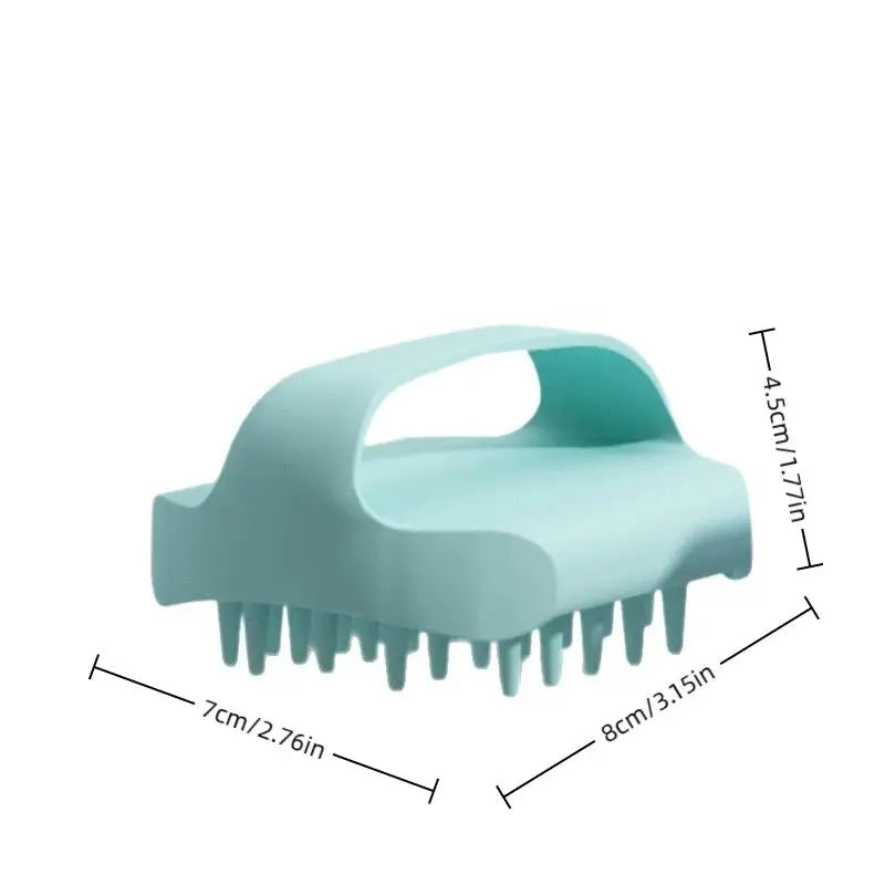 Shampoo Brush Head Scalp Massage Comb With Handle Hair Washing Comb Body Massage Brush Bath Shower Brush Salon Hairdressing Tool