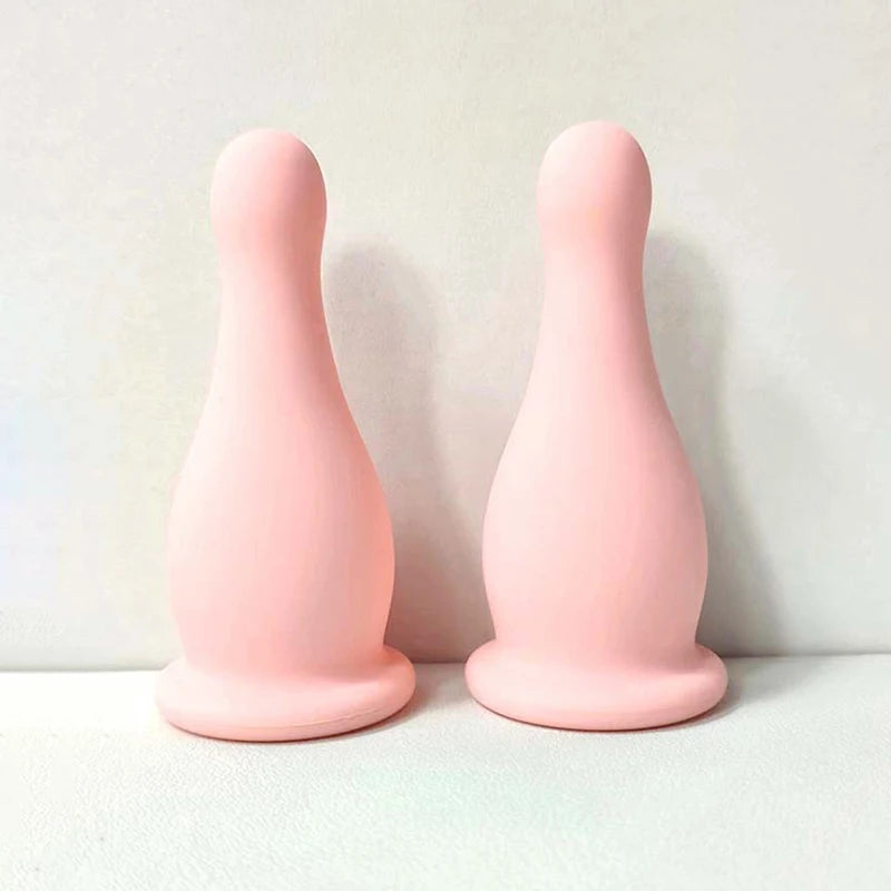 Silicone Vacuum Cupping Massage Jars Anti Cellulite Massage Facial Suction Cups Face Neck Lift Skin Scraping Guasha Anti Wrinkle
