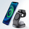 3 In 1 Magnetic Wireless Charger Stand For iPhone 13 14 15 16 Pro Max iWatch AirPods Station Dock MagSafe Fast Charging Station