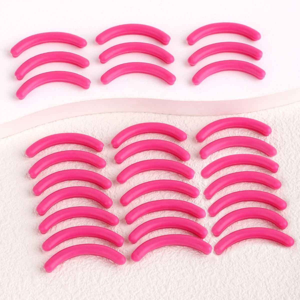 30pcs Silicone Rubber Strip for Eyelash Curler, Soft Silicone Replacement Pad for Eyelash Curler, Universal Eyelash Curler.