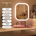 LED internet celebrity makeup mirror fill light mirror with light student dormitory desktop portable makeup mirror home makeup
