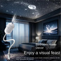 Galaxy Projector Night Light Adjustable Brightness USB Light 360 Degree Rotating Galaxy Lamp Projector with 24 Film Slides