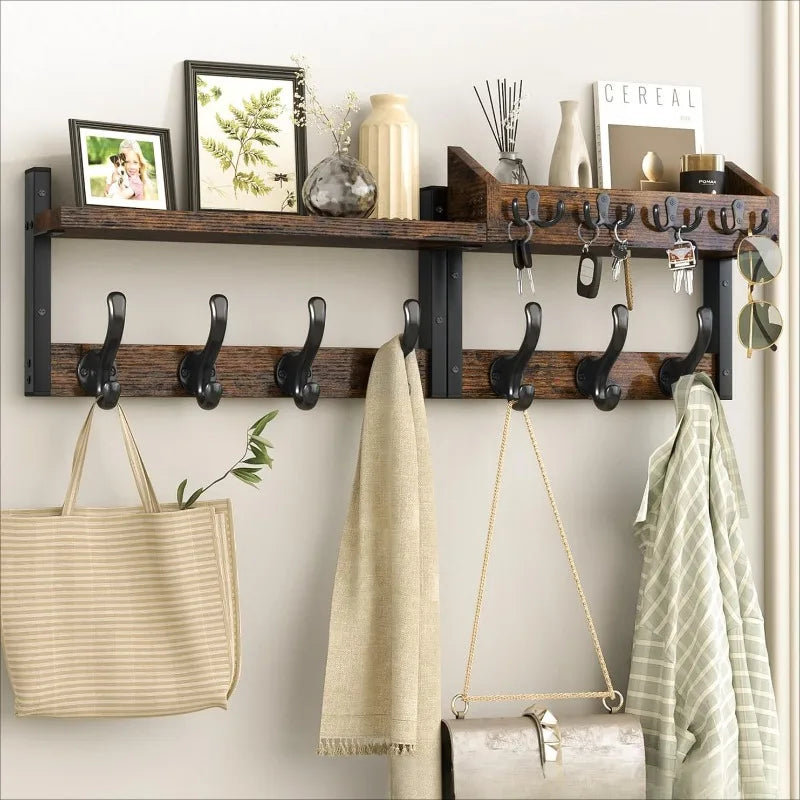 Floating Wall Shelf Wood Organizer Shelves Multifunctional Floating Storage Rack Aesthetic Display Racks Organizers Furniture