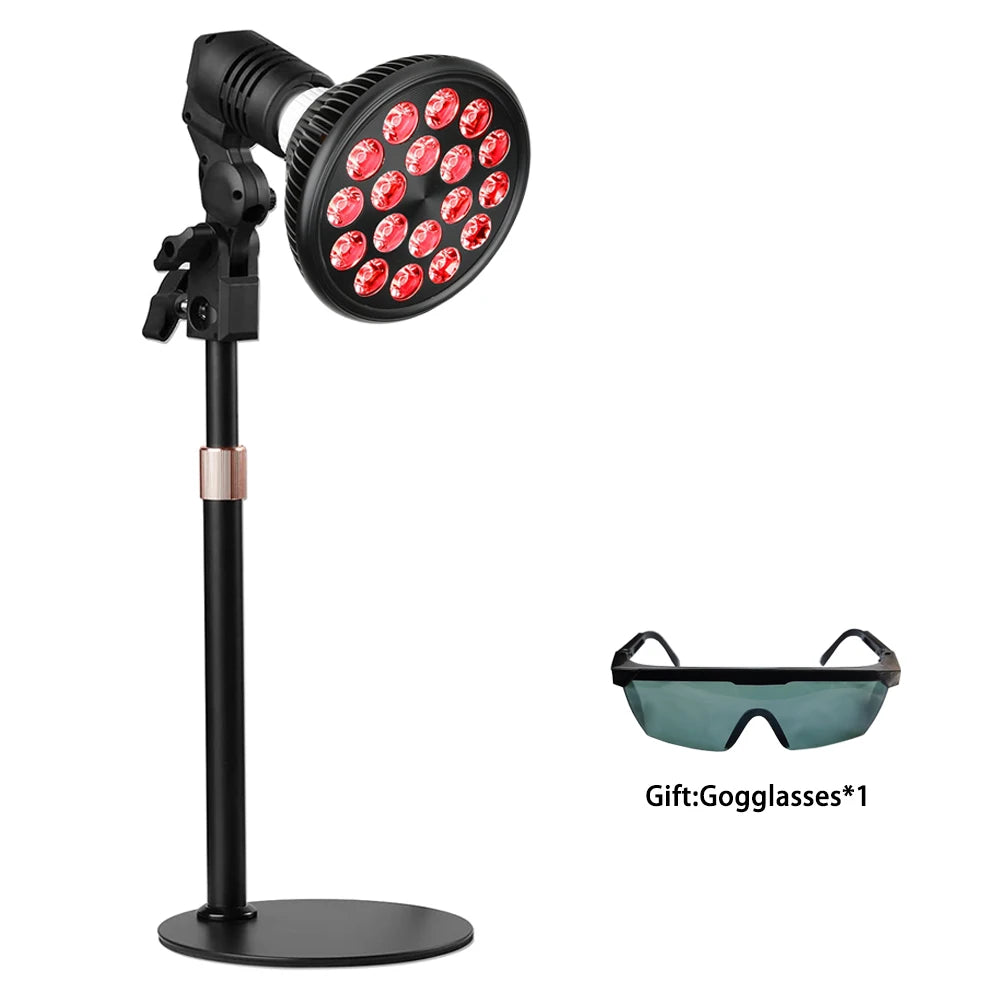 2025 LED Red Light Therapy Device 660nm&850nm Red and Infrared Bulb for Face Body Skin Care Pain Relief