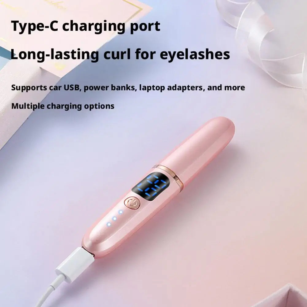 Heated Eyelash Curler With Battery  Electric Eyelash Curler, USB Rechargeable Makeup Tools, Ideal Gift For Women