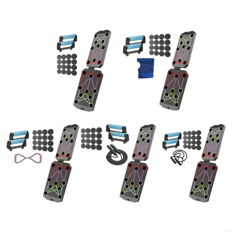 Foldable Push Up Boards Portable Strength Training Rack Professional Push Up Strength Training Equipment Enduring 24BD