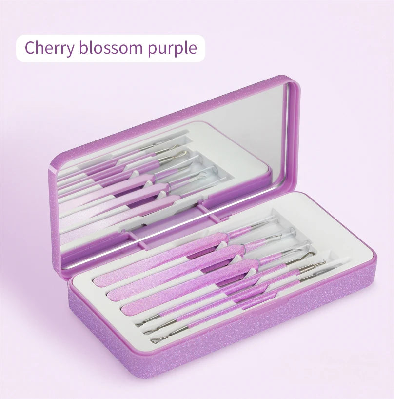 Facial Acne & Blackhead Remover Beauty Set Pimple Extractor Kit