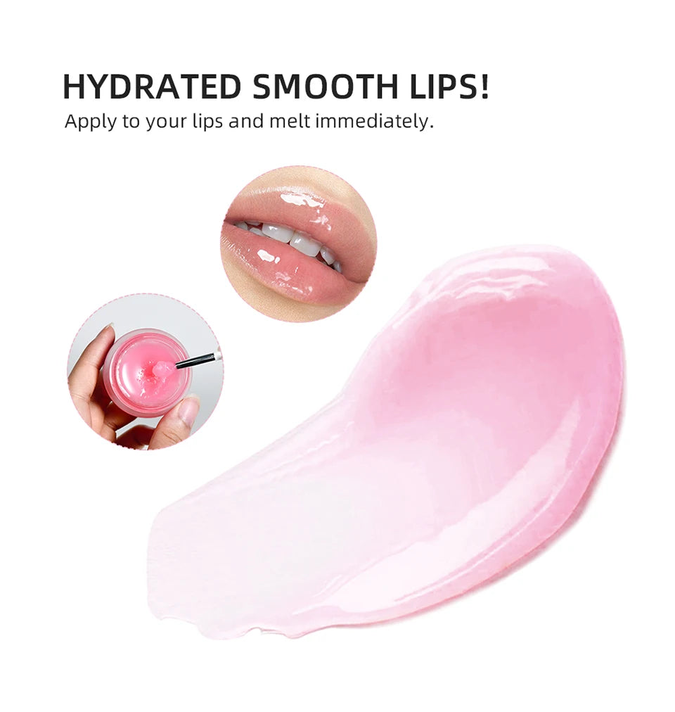 Lakerain Moisture & Collagen Booster Lip Sleeping Mask - Treatment to Restore, Hydrate & Plump Dry Chapped Lips