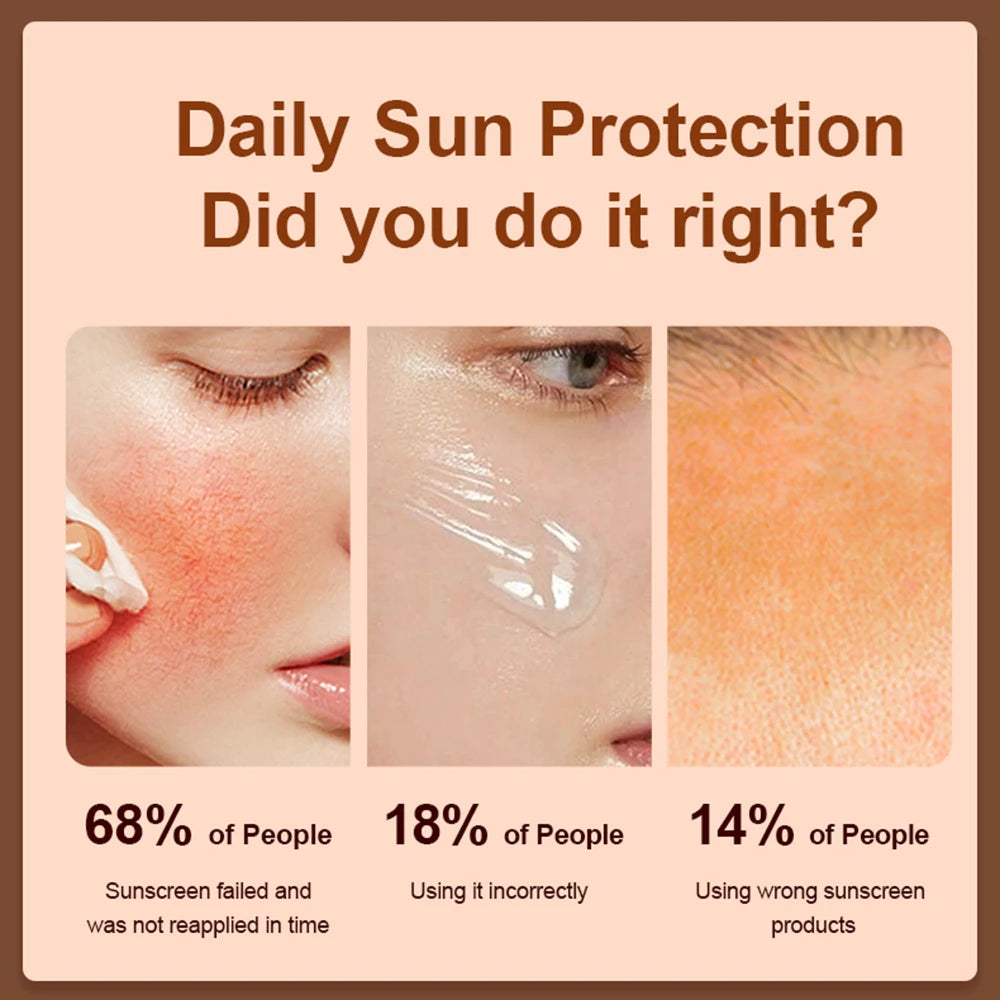Smart Sunscreen LED Light Portable Makeup Mirror UV Camera Visual Face Sunscreen Makeup Mirrors