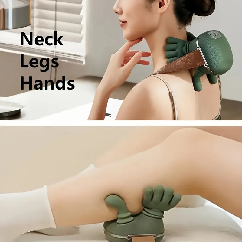 New shoulder and neck massager, neck massager, fully automatic charging finger press hand massager