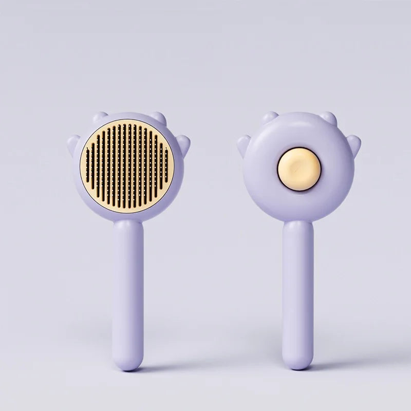 Pet Hair Removal Brush Cat Slicker Brush Grooming Comb Self Cleaning Dog Massage Particle Needle Dogs Cats Pet Grooming Supplies