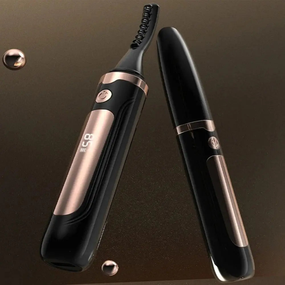 Long Lasting Electric Heated Eyelash Curler 4 Modes Temperature Anti-scald Portable Eyelash Curling Device LED Screen Effortless
