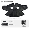 Red Light Therapy for Horses Head,Wearable Infrared Light 660&850 nm Device for Wrap Equine Head Injuries Recovery,Pain Relief