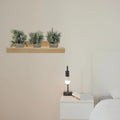 Wooden Wall Shelf Small Floating Shelf for Bedroom Bathroom Living Room Decorative Storage Rack Small Floating Shelves