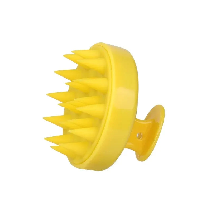 Scalp Scrubber Shampoo Brush Massager Clean Scalp Comb With Handle Hair Washing Brush Scalp Exfoliator Brush Head Scrubber Tools