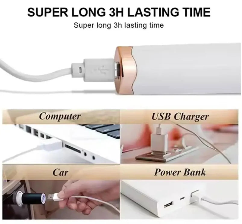 Electric Curling Eyelash Curler Anti-burn Curling Device, Pink 5D Eyelash curler