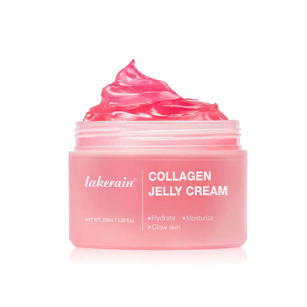 100ml Collagen Jelly Face Cream, Moisturizing Firming Anti-Aging, Brightening Wrinkle Remover Skin Care