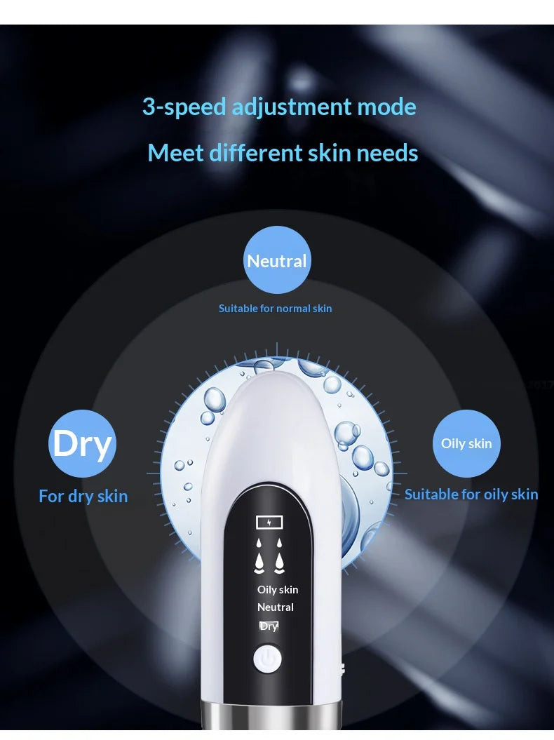 Black Pore Vacuum Cleaner Electric Micro Bubble Cleanser USB Charging Beauty Instrument Skin Care Tool