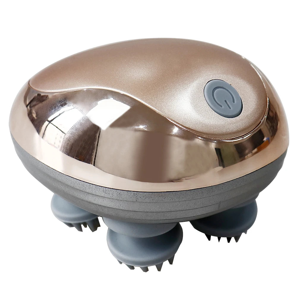 Head Massager Electric Scalp Vibration Kneading Device Muscles Massage Stimulate Blood Circulation and Banish Weariness Relax