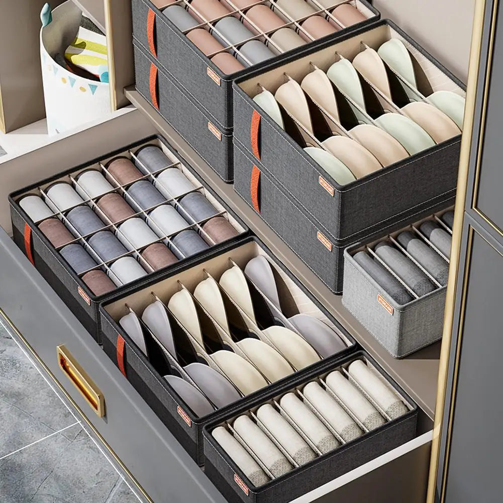 Bedroom Cabinet Drawer Underwear Organizer Wardrobe Clothes Organizer Socks Bra Clothing Storage Boxes Pants Socks Organizers ﻿