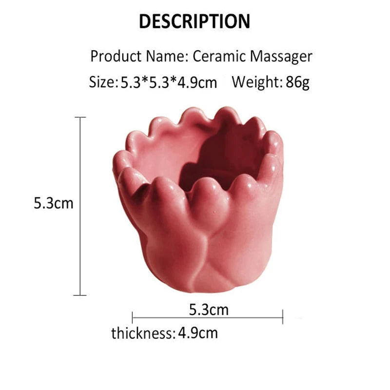 Ceramic Gua Sha For Face Body Massage Tool Body Guasha Board For Relief Massage Face Lift Gua Sha Massager