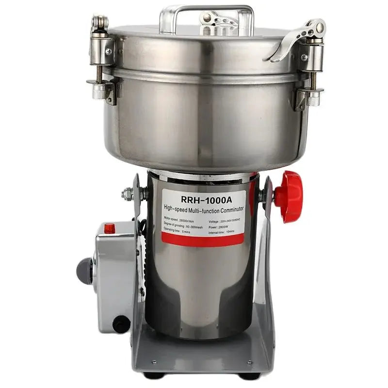 Electric Grain Grinder Mill 2000g High-speed Spice Herb Mill Commercial Powder Machine for Dry Cereals Grain Herb Spice Coffee