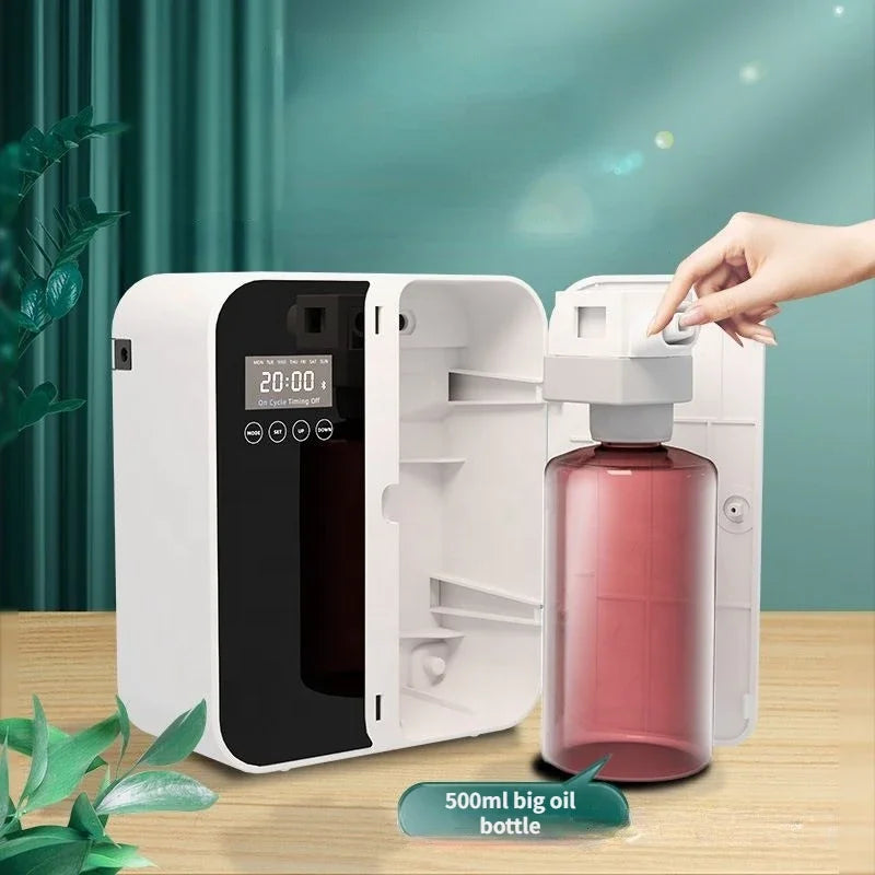 Aroma Diffuser 1000m³ Electric Smell Perfume Essential Oils Air Freshener 500ML Capacity Fragrance Flavoring