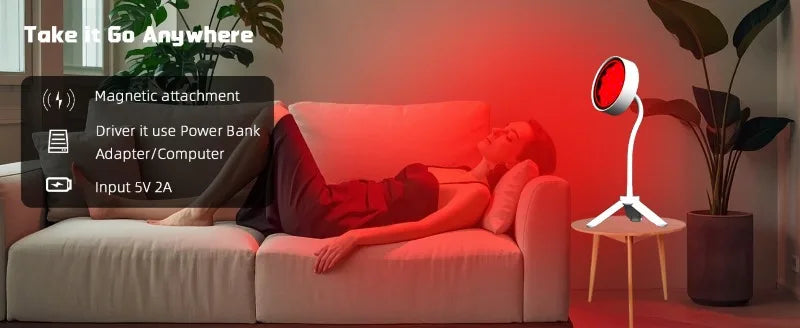 660nm 850nm 10W Led Far Infrared and Red Light Therapy Par Light for Body Skin Care Recovery Healing Pain Relief
