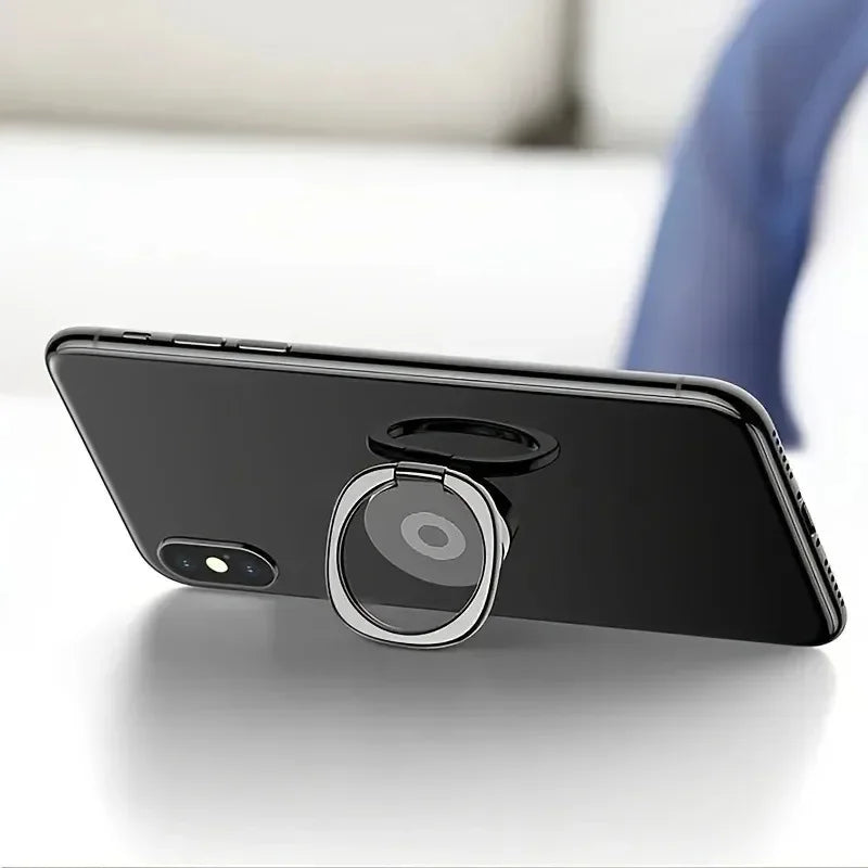Mini 360 Degree Finger Ring Holder Metal Phone Stand Mount Smartphone Holder for Xiaomi Huawei iPhone Sangsung Mobile Phone