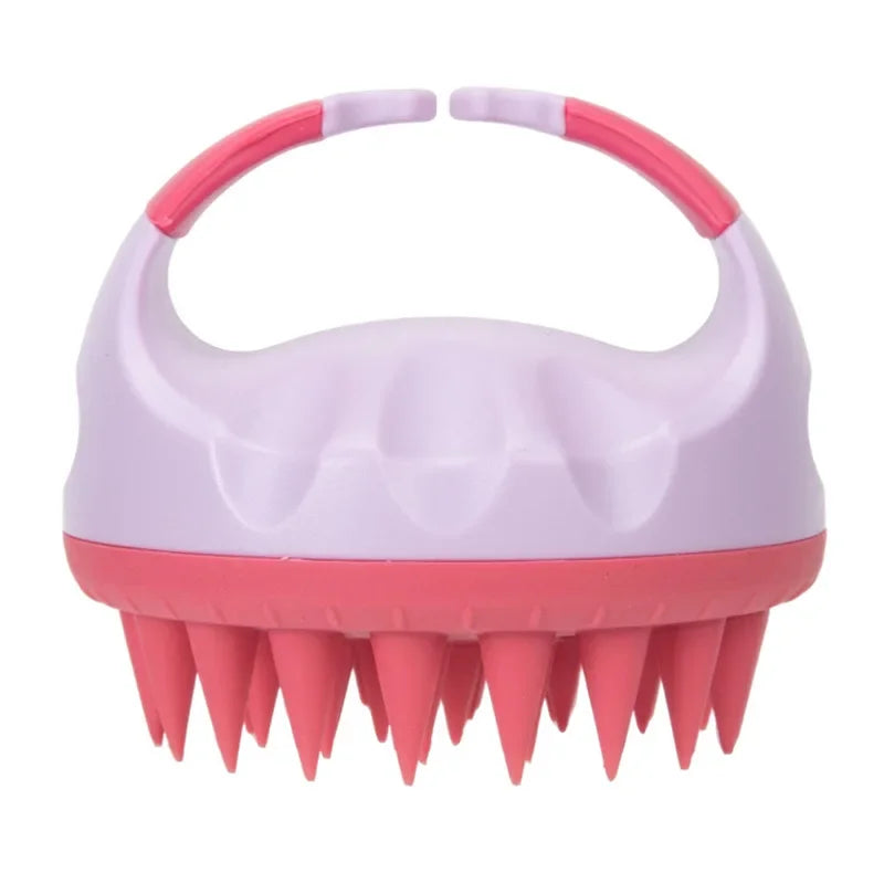 Scalp Scrubber Shampoo Brush with Handle Hair Washing Massager Clean Scalp Exfoliator Tool for Hair Care