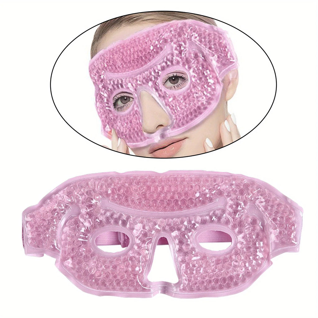 Visible Reusable Cooling Eye Mask with Gel Beads Cold Eye Compress for Puffy Eyes Stress Relief Dry Eyes SPA Skin Care Tools