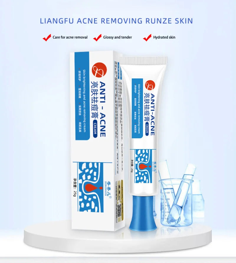 Anti-acne Treatment Cream Salicylic Acid Acne Deep Cleaning Pore Repair Pimple Spots Shrinking Oil Control Moisturizer Skin Care