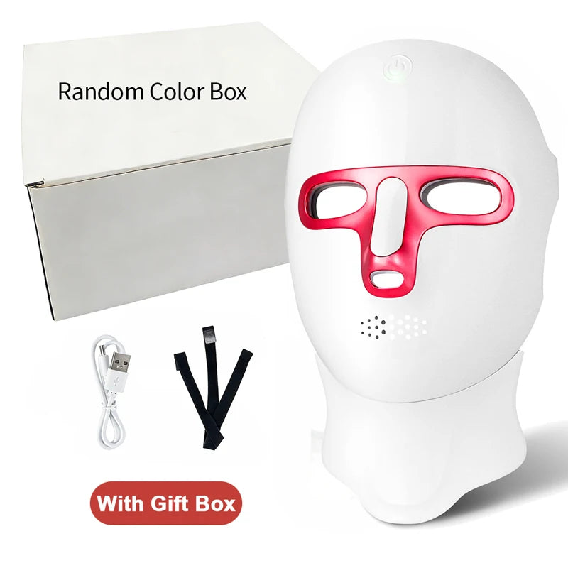7 Colors LED Face Mask Facial LED Mask Skin Care Facial Spa Home Use Beauty Machine