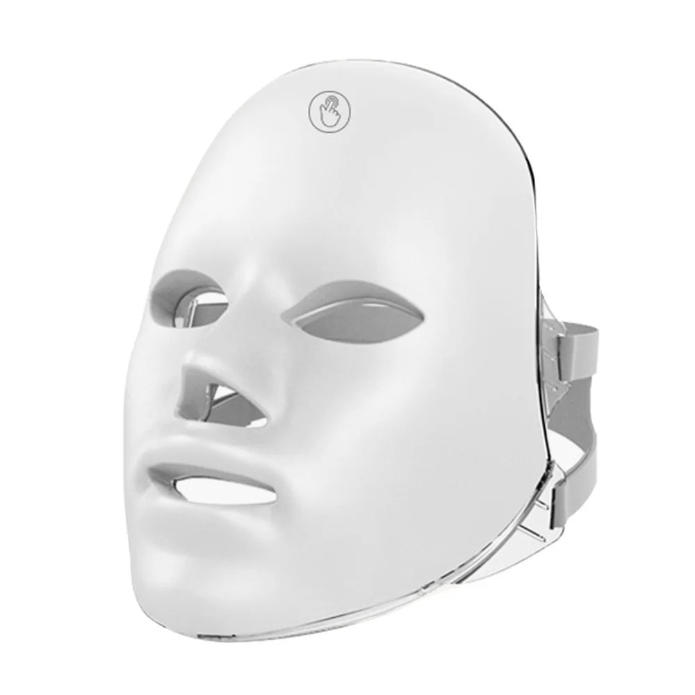 LED Face Mask Light Therapy 7 Colors Light Therapy Mask Skin Rejuvenation Tightening for Skin Care Anti Acne Wrinkles Whitening