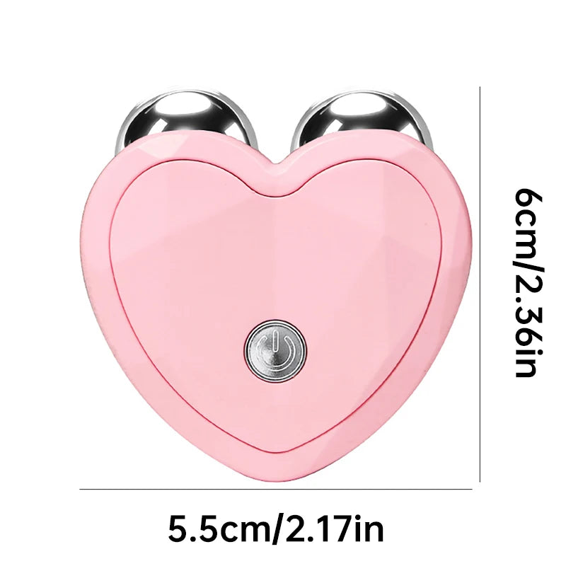 Face Lifting Machine Facial Microcurrent Roller Massager Skin Tightening Rejuvenation Anti Wrinkle Firming Vibration Beauty Care