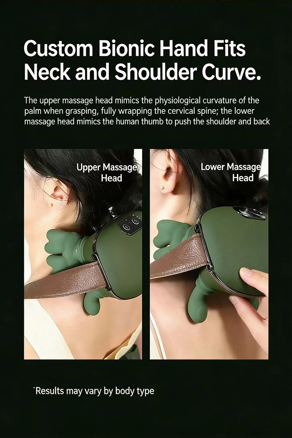 In-Stock Shoulder And Neck Massager, Cervical Massager For Home Use, Portable Trapezius Neck Massager