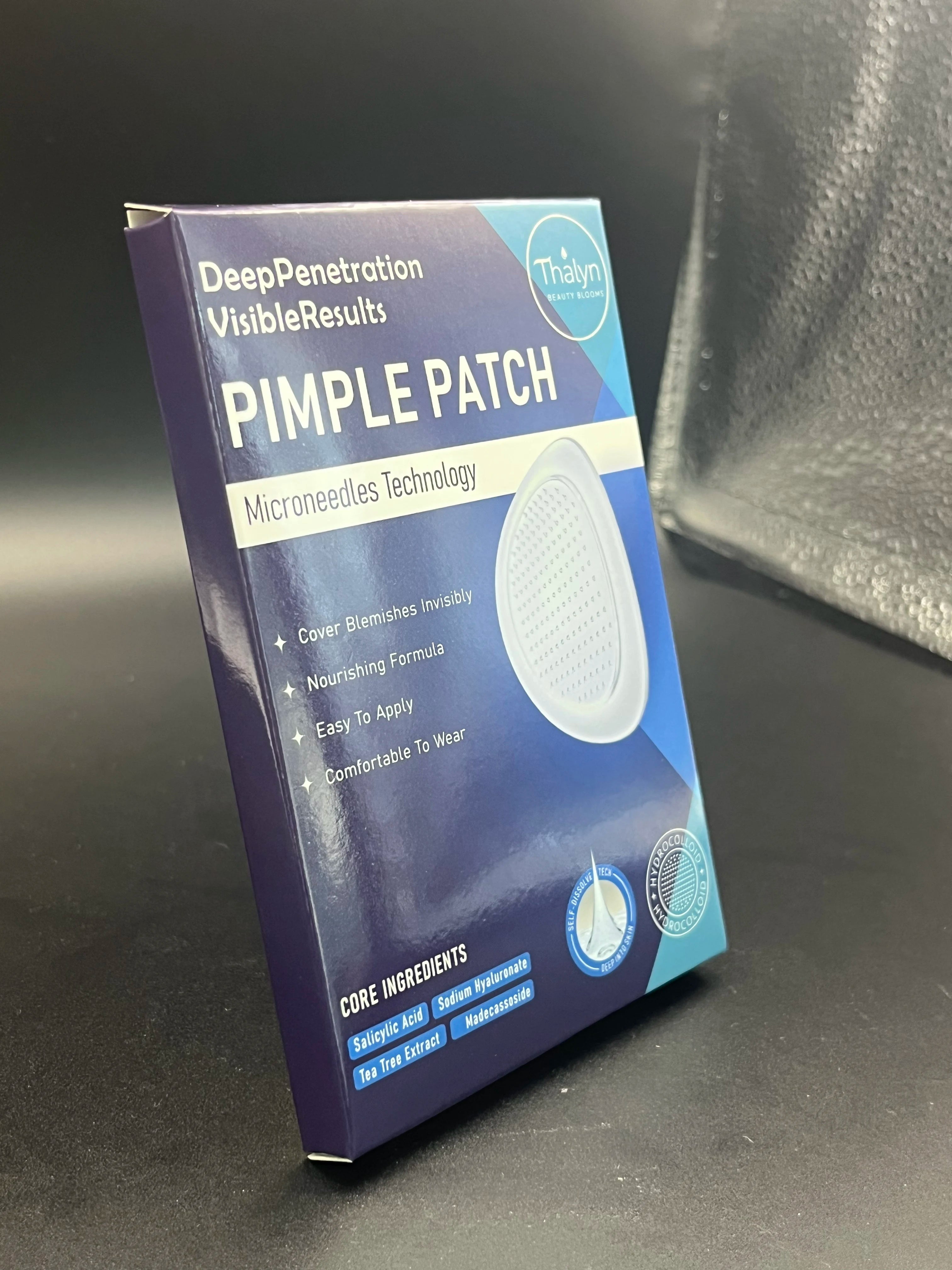 Microneedle Acne Patches | Foil-Wrapped, Portable, Alcohol-Free, Tea Tree & Witch Hazel