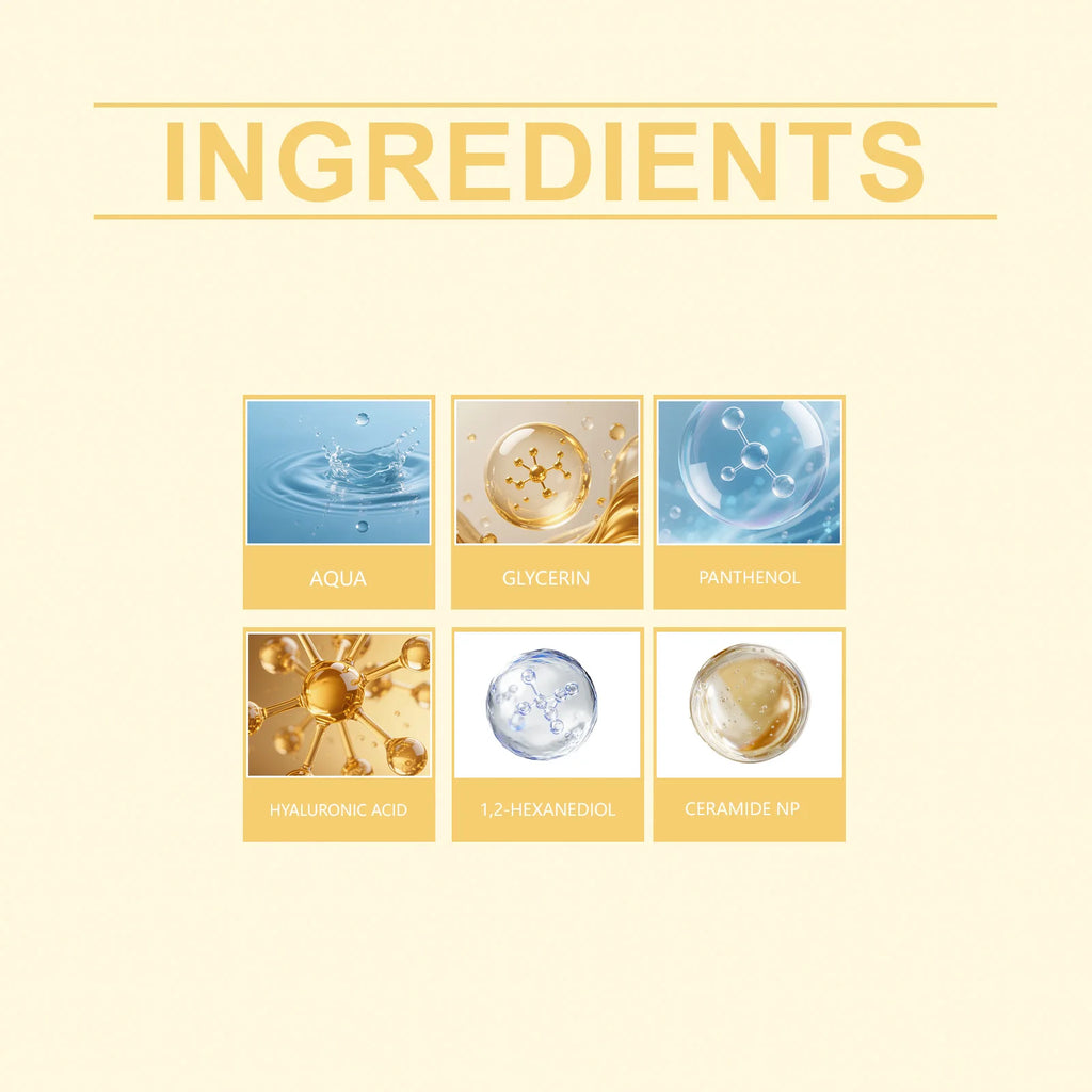 Hyaluronic Acid Facial Spray Hydrating Mist for Dry Skin Ceramide Oil Control Soothing Face Portable Skincare Instant Refresh