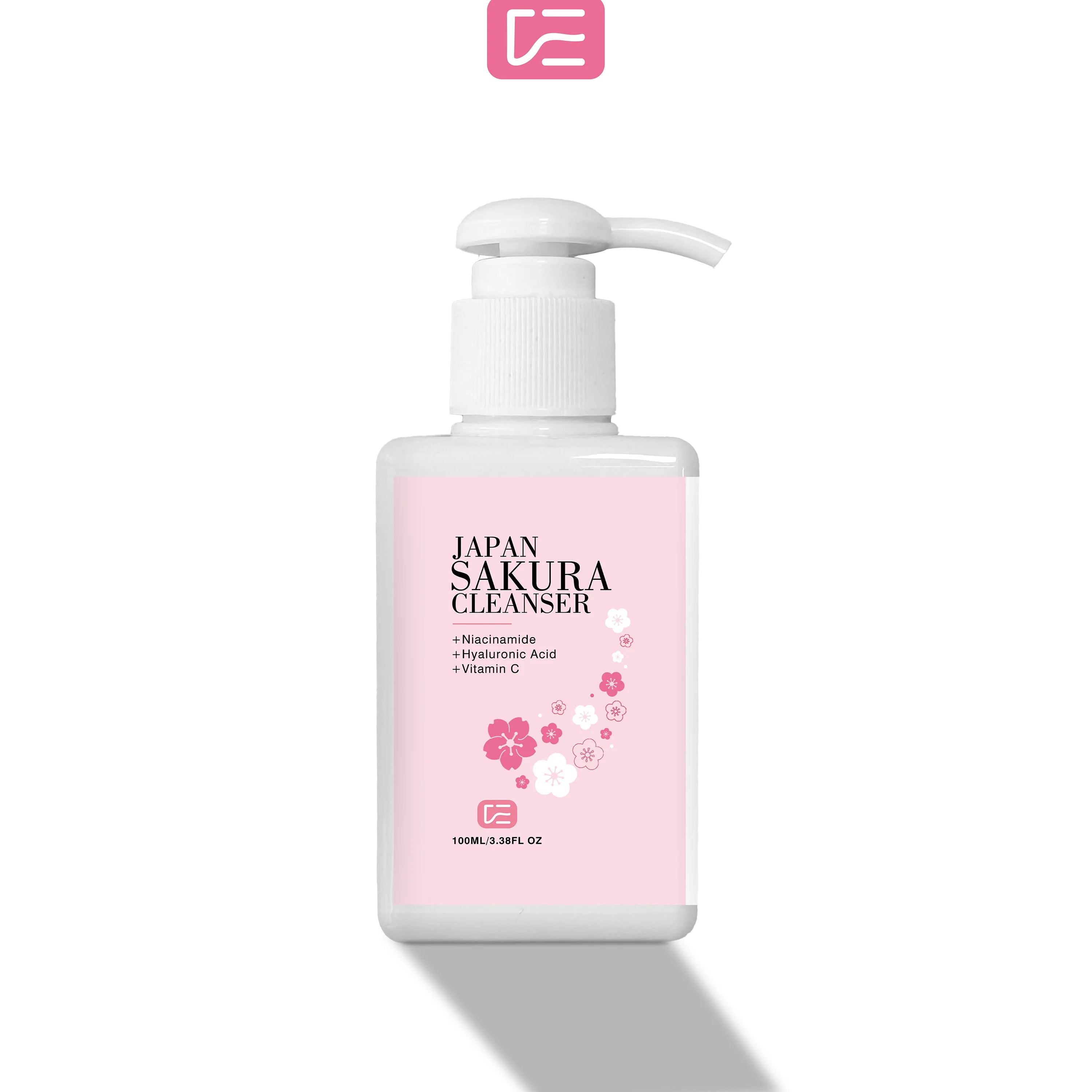JAPAN SAKURA CLEANSER - Deep Pore Cleansing Cherry Blossom Cleanser for All Skin Types, Daily Morning & Night Skincare Routine